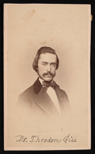 Porträtt av Theodore Nicholas Gill 1837-1914, cirka 1860-talet. av Unbekannt