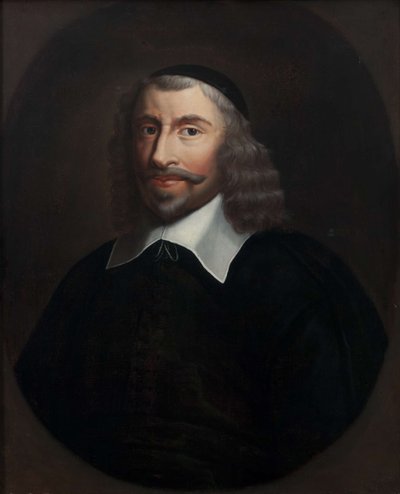 Porträtt av Thomas Hobbes 1588-1679, 1600-talets sista fjärdedel av Unbekannt