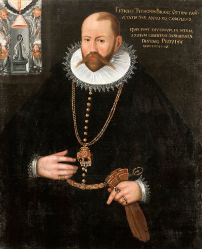 Porträtt av Tycho Brahe 1546-1601, 1596. av Unbekannt