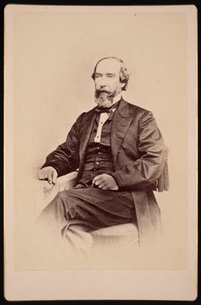Porträtt av Walter Lenox 1817-1874, före 1874. av Unbekannt