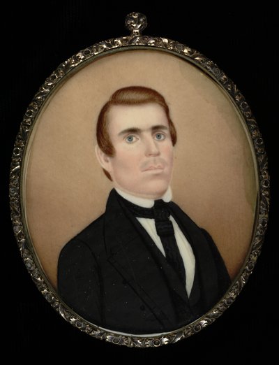 Porträtt av en gentleman, ca. 1850. av Unbekannt