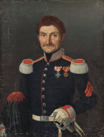 Portrait of a Man in a Uniform av Unbekannt