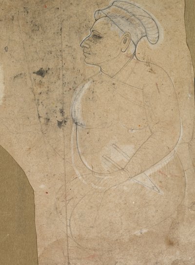 Porträtt av en åldrande man, ca. 1700. av Unbekannt