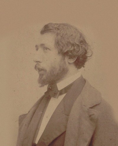 Porträtt av pianisten och kompositören Charles Wehle 1825-1883, ca 1865. av Unbekannt