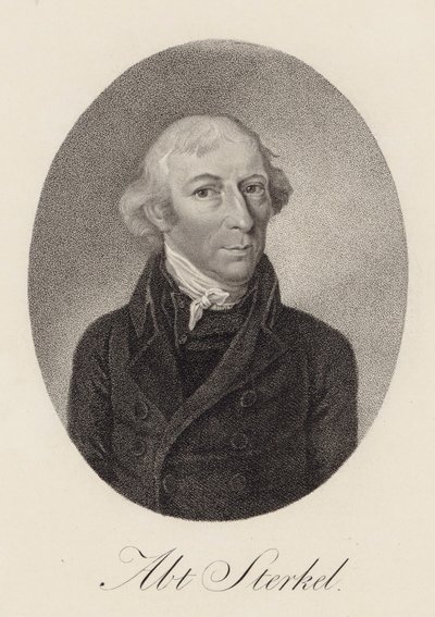 Porträtt av pianisten och kompositören Franz Xaver Sterkel 1750-1817, 1816. av Unbekannt