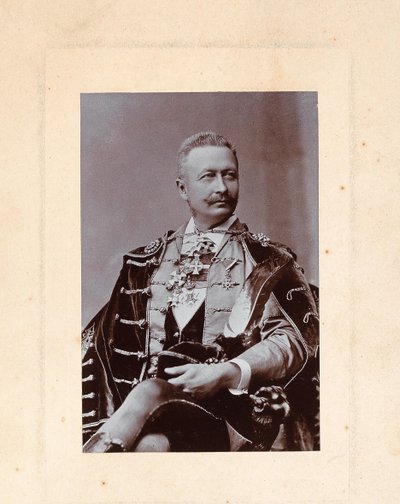 Porträtt av pianisten och kompositören Géza Zichy 1849-1924, 1900-talet. av Unbekannt