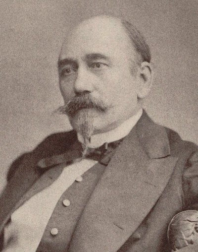 Porträtt av kompositören Aimé Maillart 1817-1871. av Unbekannt