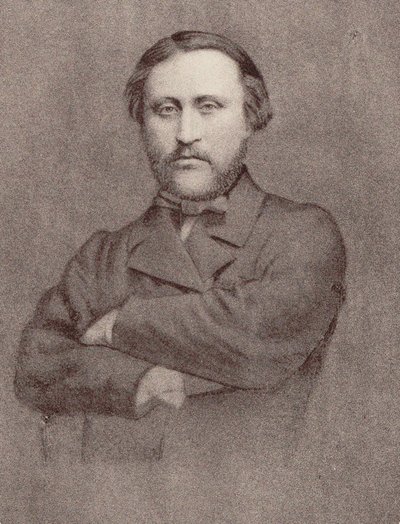 Porträtt av kompositören Léon Kreutzer 1817-1868. av Unbekannt