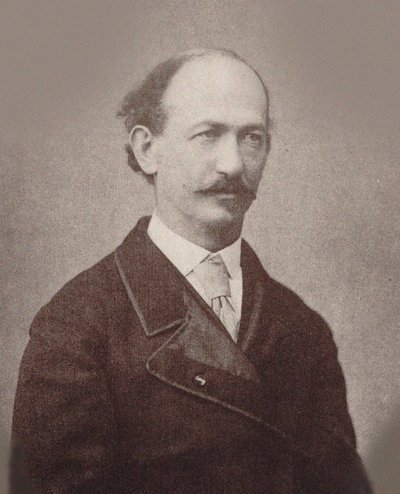 Porträtt av kompositören Maurice Strakosch 1825-1887 , ca. 1870. av Unbekannt