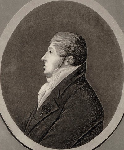 Porträtt av kompositören Nicolò Isouard 1775-1818. av Unbekannt