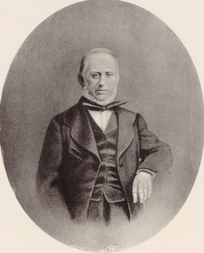 Porträtt av kompositören Saverio Mercadante 1795-1870. av Unbekannt