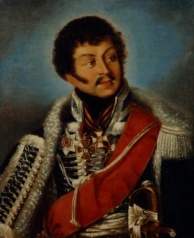 Porträtt av generalen Dmitry Dmitrievich Shepelev 1771-1841 av Unbekannt