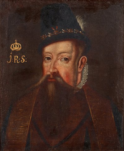Porträtt av kung Johannes III av Sverige 1537-1592, um 1700 av Unbekannt