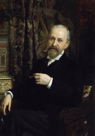 Porträtt av arkitekten Alfred Parland