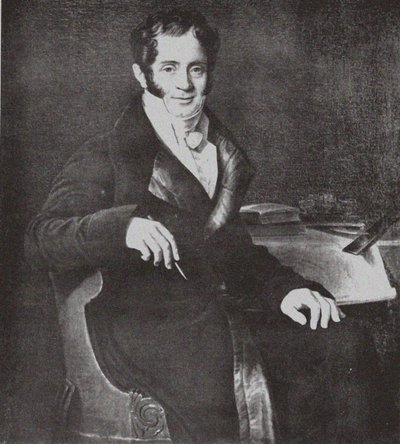 Porträtt av arkitekten Carlo Rossi 1775-1849 efter Ch. Mitoire av Unbekannt