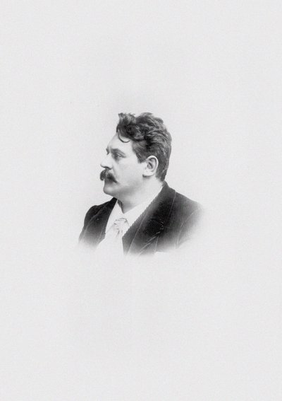 Porträtt av kompositören Eugen Lindner 1858-1915. av Unbekannt