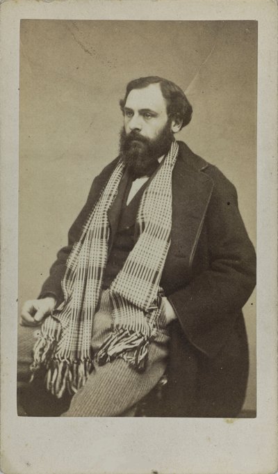 Porträtt av kompositören Ferdinand Poise 1828-1892, ca. 1875. av Unbekannt