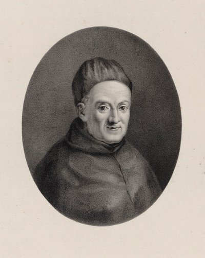Porträtt av kompositören Giovanni Battista Martini 1706-1784. av Unbekannt