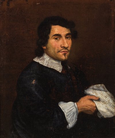 Porträtt av kompositören Girolamo Frescobaldi 1583-1643, första tredjedelen av 1600-talet. av Unbekannt
