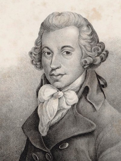 Porträtt av kompositören Ignace Pleyel 1757-1831. av Unbekannt