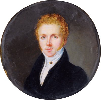 Porträtt av kompositören Vincenzo Bellini 1801-1835, ca. 1830 av Unbekannt