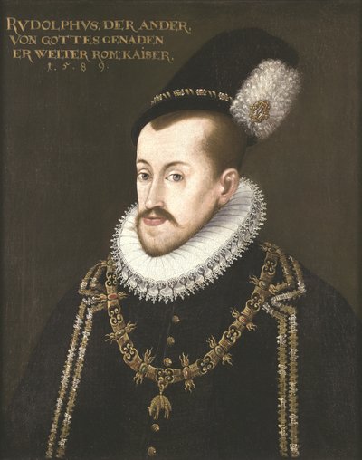 Porträtt av kejsaren Rudolf II av Unbekannt