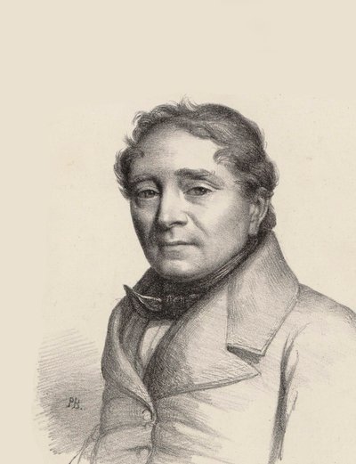 Porträtt av operasångaren Louis Antoine Eléonore Ponchard 1787-1866, 1845. av Unbekannt