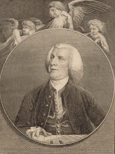 Porträtt av organisten och kompositören John Stanley 1712-1786, 1784. av Unbekannt