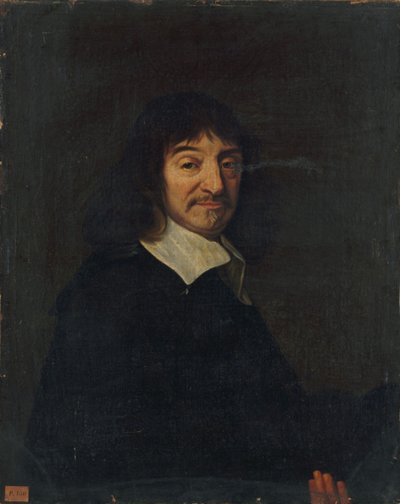Porträtt av filosofen René Descartes 1596-1650. av Unbekannt