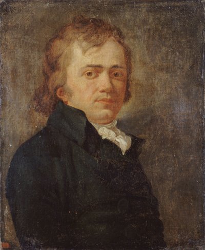 Porträtt av poeten och dramatikern Marie-Joseph Chénier 1764-1811, 1795. av Unbekannt