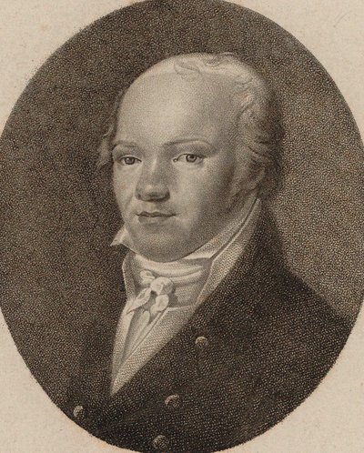 Porträtt av violinisten och kompositören Andreas Romberg 1767-1821, ca. 1800. av Unbekannt