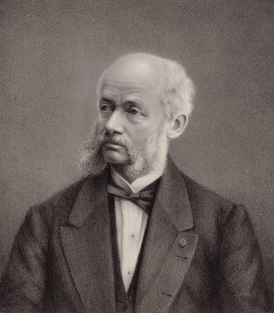 Porträtt av violinisten och kompositören Henri Vieuxtemps 1820-1881, 1895. av Unbekannt