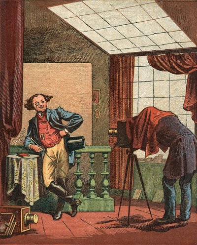 Porträttfotografers studio, 1871 av Unbekannt