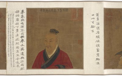 Porträtt och dokument av familjen Gong, 1368-1644. av Unbekannt