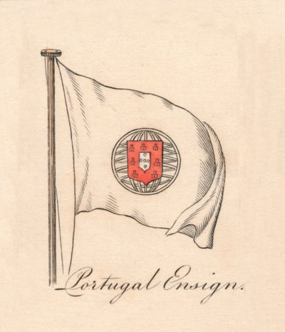 Portugal fänrik, 1838 av Unbekannt
