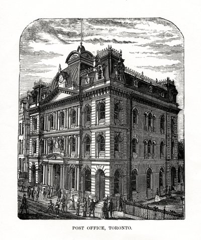 Postkontor, Toronto, Ontario, Kanada, 1800-talet av Unbekannt