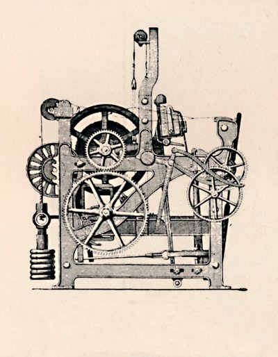 Power Loom sidovy, 1836, 1904 av Unbekannt