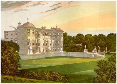 Powerscourt, County Wicklow, Irland, hem för Viscount Powerscourt, c1880 av Unbekannt