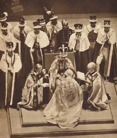 Primate knäböjer vid Kings Knees, 12 maj 1937 av Unbekannt