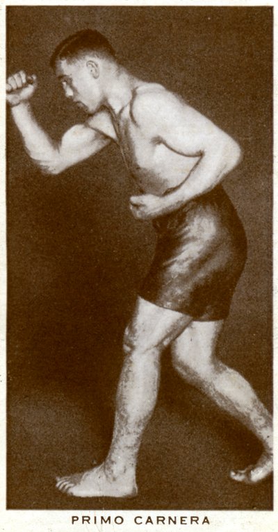 Primo Carnera, italiensk boxare, 1938 av Unbekannt