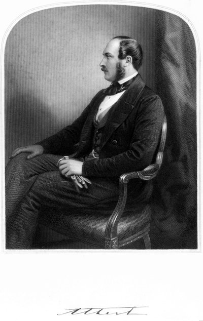 Prins Albert, gemål till drottning Victoria, ca 1850-1859 av Unbekannt