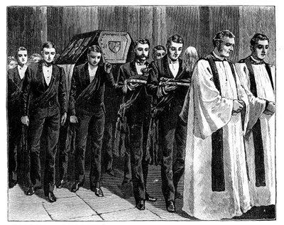 Prins Alberts begravning, 1861 av Unbekannt