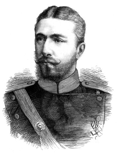 Prins Alexander av Battenberg, första prins av det moderna Bulgarien, 1800-talet av Unbekannt