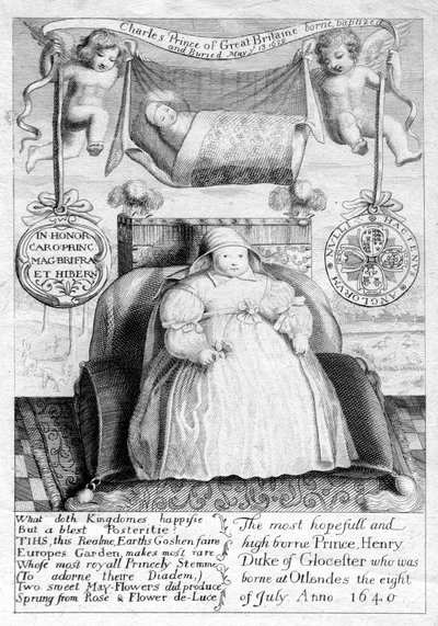 Prins Charles och Prins Henrik, söner till kung Charles I, 1600-talet, 1802 av Unbekannt