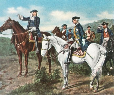 Prins Eugen och kronprins Fredrik, 1734, 1936. av Unbekannt