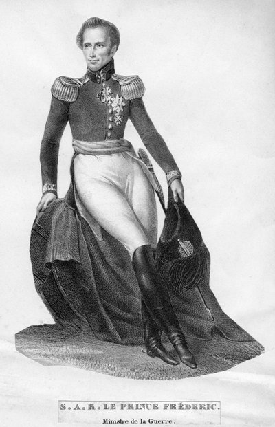 Prins Frederic, krigsminister, c1800-talet av Unbekannt