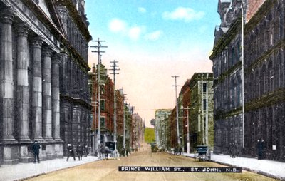 Prince William Street, Saint John, New Brunswick, Kanada, c1900-talet av Unbekannt