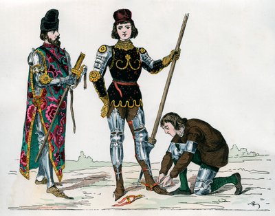 Prins, godsherre och betjänt, 1400-talet 1882-1884 av Unbekannt