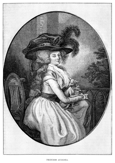 Prinsessan Augusta, andra dotter till George III, 1800-talet av Unbekannt