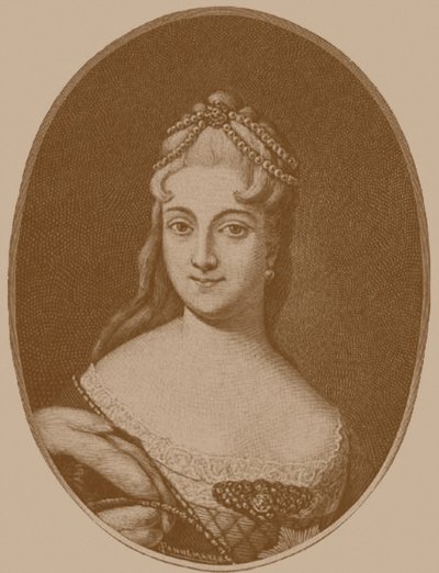 Prinsessan Ekaterina Alekseevna Dolgorukova 1712-1747 av Unbekannt